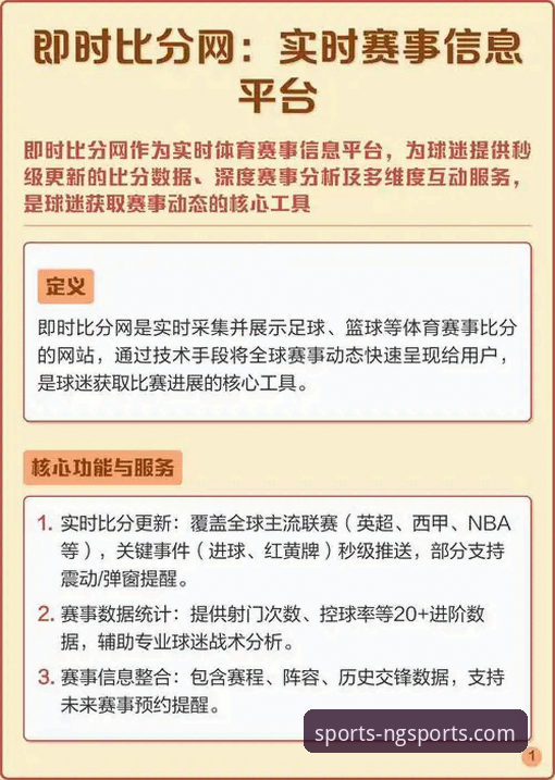 南宫体育平台实时赛事比分功能深度评测与使用教程